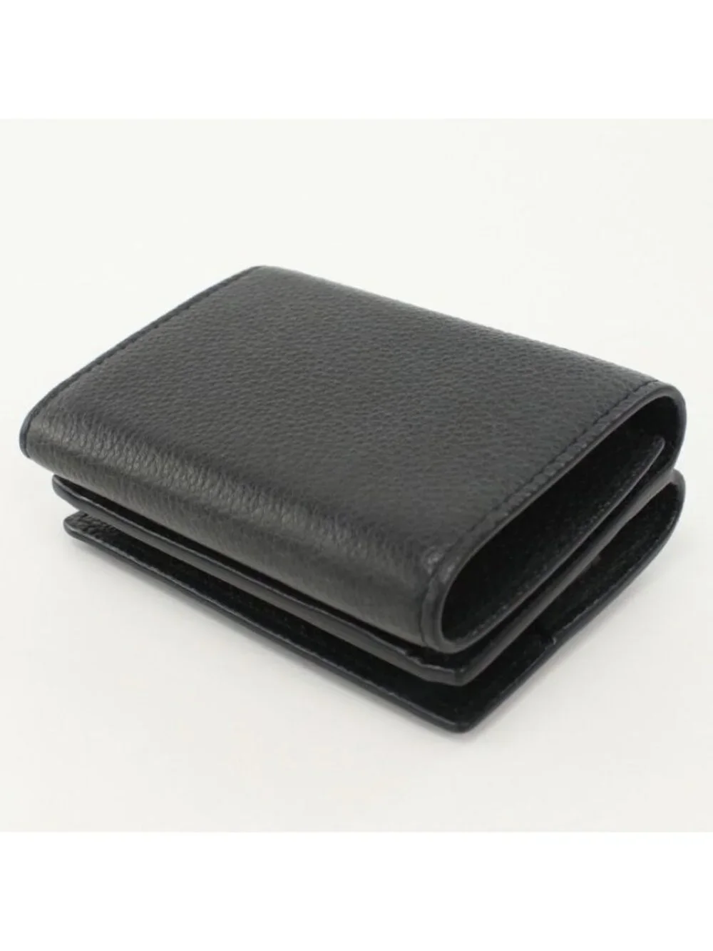 Saint Laurent Origami Tiny Wallet YSL Logo Trifold Calf - Picture 2 of 8